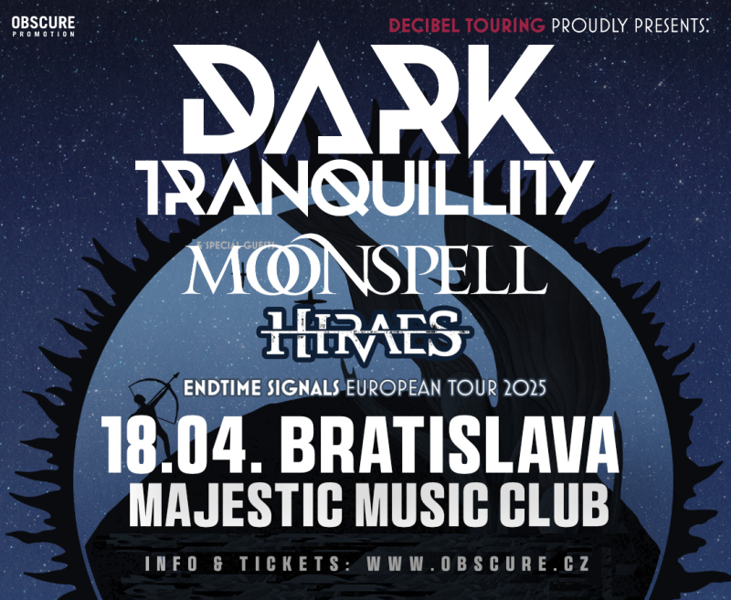 DARK TRANQUILLITY: Endtime Signals tour