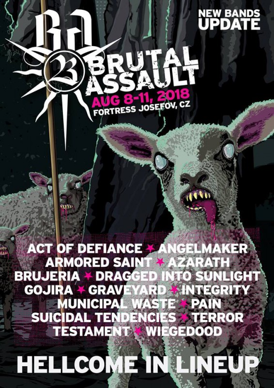 Brutal Assault 23 hlásí další várku kapel