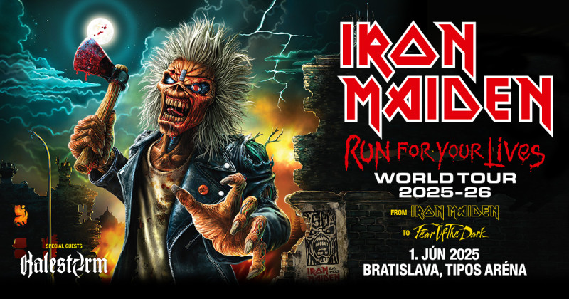 IRON MAIDEN vystúpia budúci rok v Bratislave a Prahe 