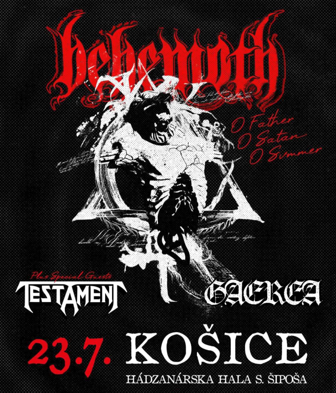 BEHEMOTH a TESTAMENT navštívili Košice