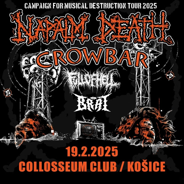 NAPALM DEATH a Košice mali k sebe opäť blízko