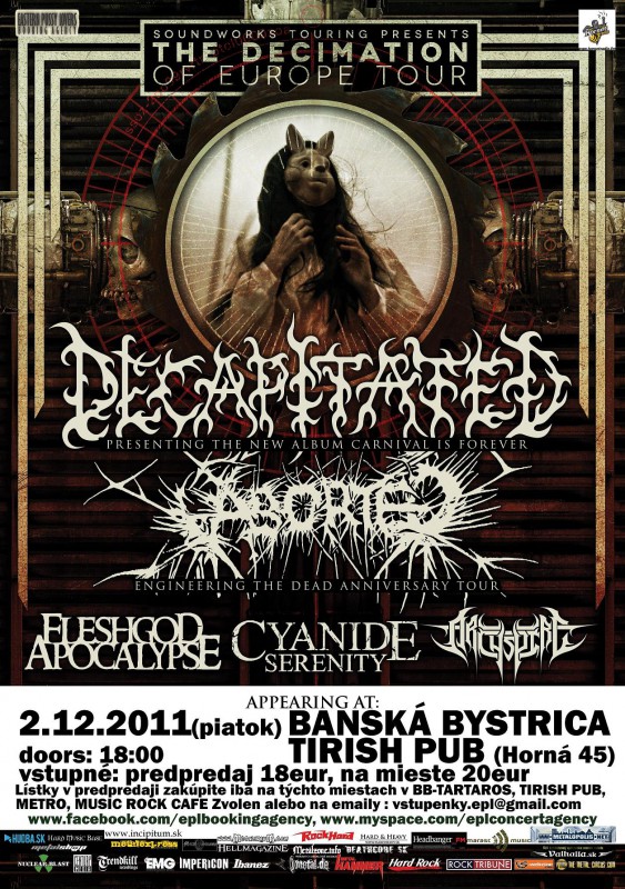 DECAPITATED: The Decimation Of Europe Tour